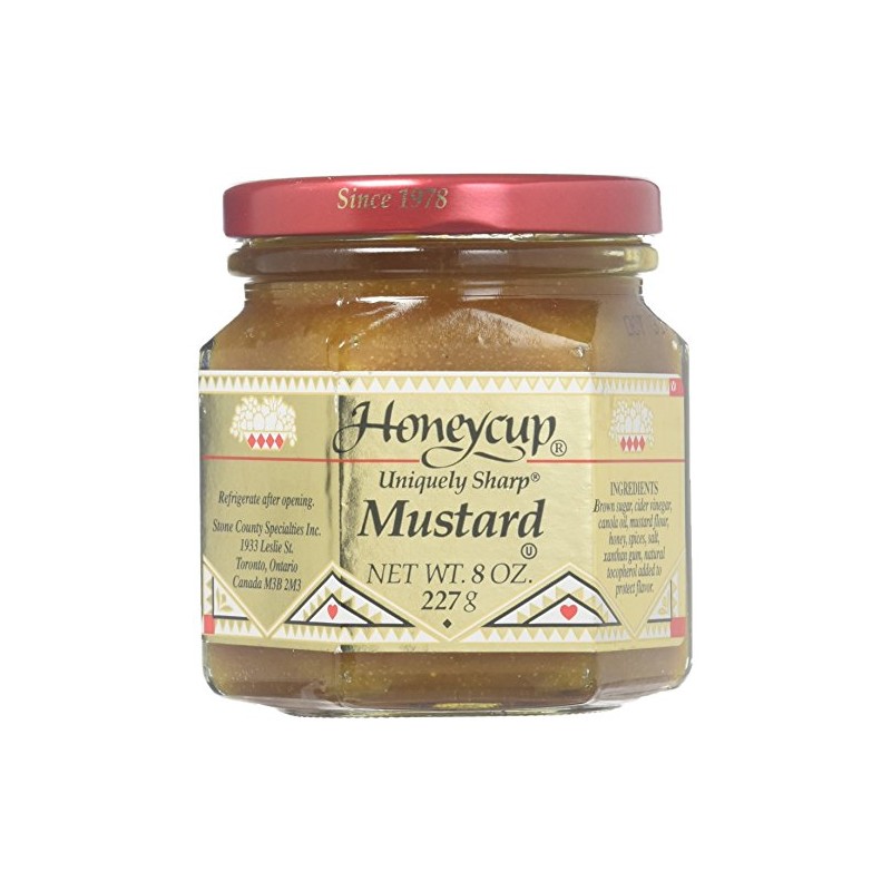 Honeycup Mustard - 8 Ounces - 3 pack