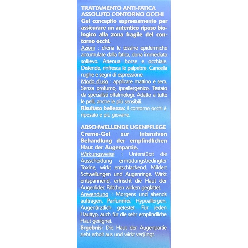 ORLANE PARIS Absolute Skin Recovery Care Eye Contour - Gel