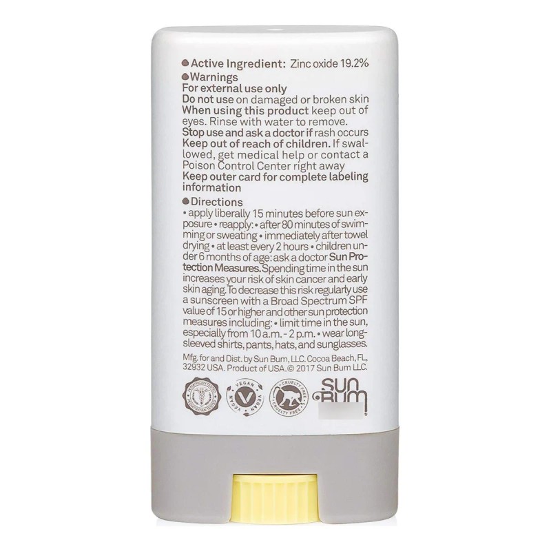 Protector Solar Mineral En Barra Para La Cara Bebé