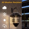 2 Pack Solar Lights Outdoor Lanterns,Waterproof Hanging Solar Lights Lantern