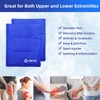 WORLD-BIO Large Flexible Hip Ice Pack 2 packs for Injuries,