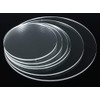 ONE Laser Cut Clear Acrylic Blank Round Disc: Smooth Edge