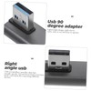 DOITOOL 2pcs USB Adapter Right Angle USB a Male to