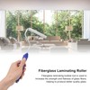 Fiberglass Laminating Roller Acetone Washable Aluminum Alloy Head Bubble Paddle