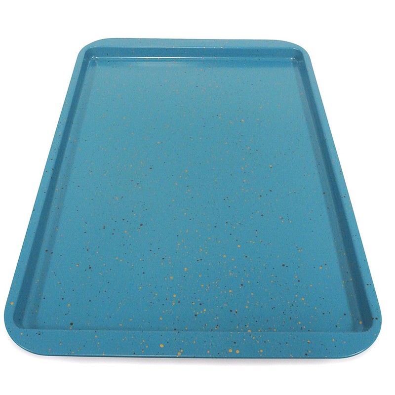 CasaWare Ceramic Coated NonStick Cookie/Jelly Roll Pan 11"x17" (Blue Granite)