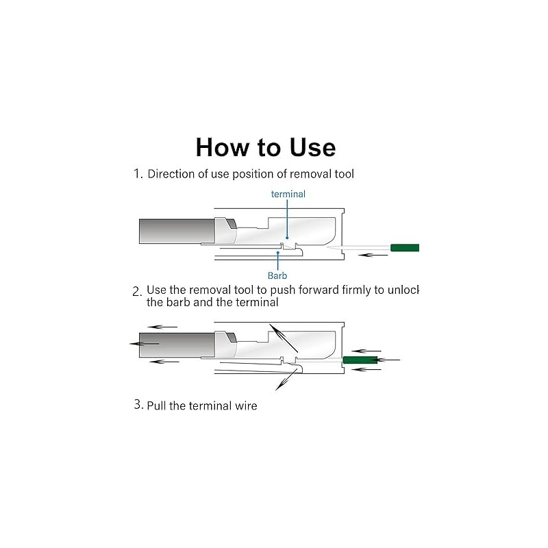 30Pcs Electrical Pin Upgraded Terminal Removal Tool Kit, Electrical Wire