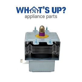 What's Up? OM75P(10) WB27X10017 Microwave Oven Magnetron Assembly Replacement Part Replaces 254542, AP2025937, WB27X10017, WB27X10370, WB27X10475, PS239126, 254542, AP2025937