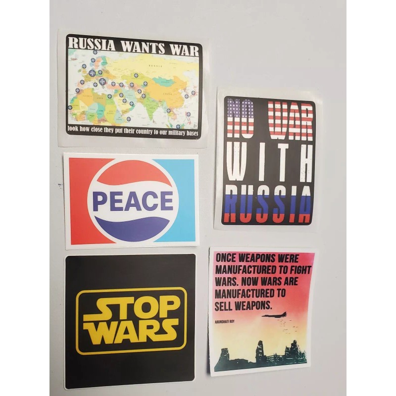 UKRAINE FLAG STICKERS - HEAVY DUTY VINYL