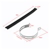 Hoite Motorcycle Exhaust Clamp 10cm Universal Stainless Steel Exhaust Muffler