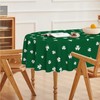 Horaldaily St. Patrick's Day Tablecloth 60×84 Inch Oval, Irish Clover
