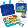 Lehoo Castle Bento Lunch Box for Kids, 1250ml Lunchbox with