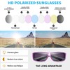 URUMQI Polarized Sunglasses Fit Over Glasses for Men Women, Wrap-around