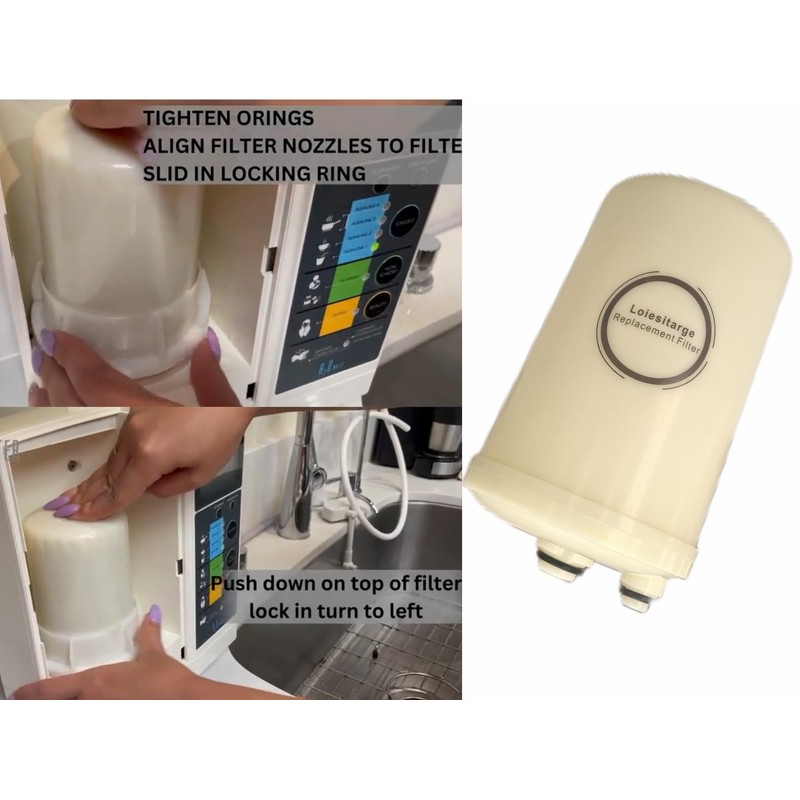 Loiesitarge High Grade Water Filter Replacement,Removal of Chlorine for the