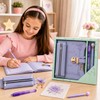 WeiAlico Secret Diary with Lock and Keys for Girls 6-12