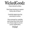 WickedGoodz Die Cut Sea Turtle Decal - Ocean Bumper Sticker
