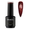 Dan's Nails Red Platinum Glitter Gel Polish