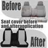 Fioqe Front 60/40 Split Bench Seat Covers with Console Armrest