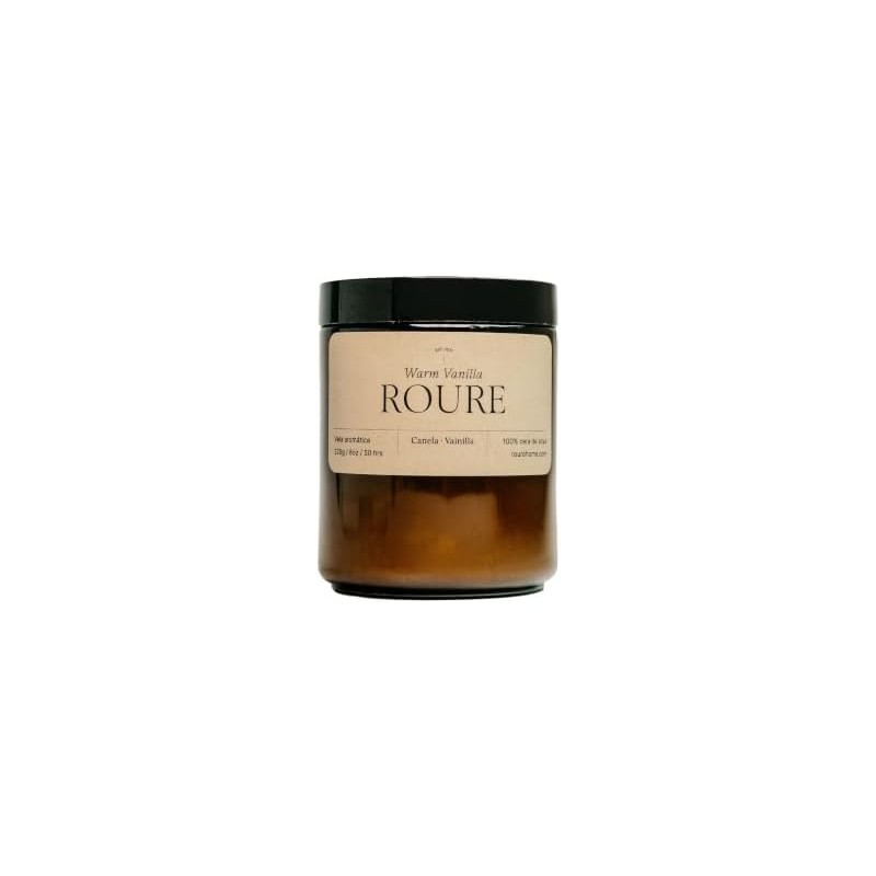 Vela Aromática ROURE "Warm Vanilla" (Canela + Vainilla) - ÚLTIMAS