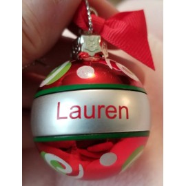 Gantz Christmas Ball Name Ornament Lauren