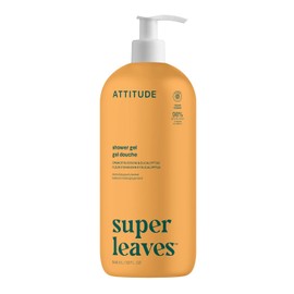 ATTITUDE Body Wash, EWG Verified, Plant- and Mineral-based Ingredients, Vegan and Cruelty-free Shower Soap, Orange Leaves, 32 Fl Oz