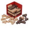 PrfcNL 3D Wooden Puzzle Cube - 3D Wooden Puzzle, T-shaped