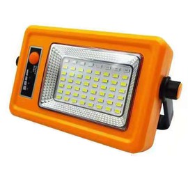 Portable Solar Lamp Lithium Battery Multifunctional Emergency Light for Outdoor Camping Yellow