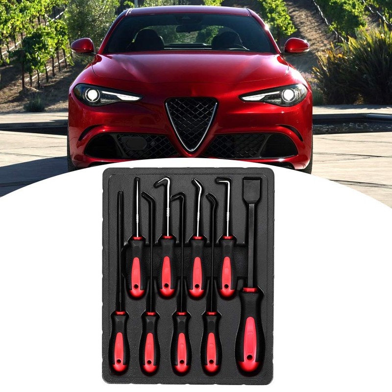 Suuonee O ring Hook 9pcs/Set Precision Pick Hook Set O