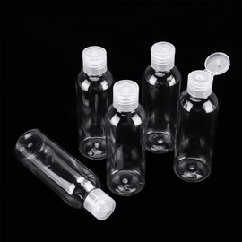 Hitchlike Travel Bottles, Divided Bottles, Leak Proof, 10 Pieces, 3.4 fl oz (100 ml), For Business Trips, Travel Containers, TSA, Shampoo, Cream, Milky Lotion, Storage, Travel Bottle, Transparent, Refill Bottle, Storage, 10 Piece Set