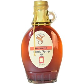 Amaretto Maple Syrup - For Pancakes and Waffles – Made With Pure Maple Syrup And Dealcoholized Amaretto - By Dragonwood (8 fl oz)