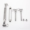 Heavy Duty Turnbuckle 5/16" x 11" Jaw & Jaw,304 Stainless