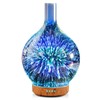Porseme Essential Oil Diffuser 3D Glass Aromatherapy Ultrasonic Humidifier -