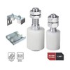 DOJA Industrial Nylon Sliding Door Rollers, 40 mm x 60