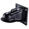 NovelBee 2-5/16" Flat Mount Trailer Coupler with Bolts Hardware,Black Powder