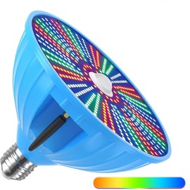 Pool Light RGB Color Changing LED Pool Lights 120 V 65 W Inground Pool Lights Medium E26/E27 Base Underwater Pool Light Bulb for Pentair and Hayward Lamps