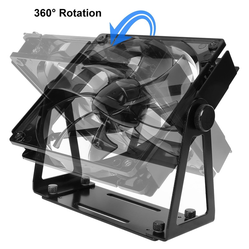 VORZOKISPL Computer Fan Stand - 120mm 140mm PC Fan Desk