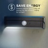 Home Zone Security Outdoor Solar LED Wall Lights - Motion