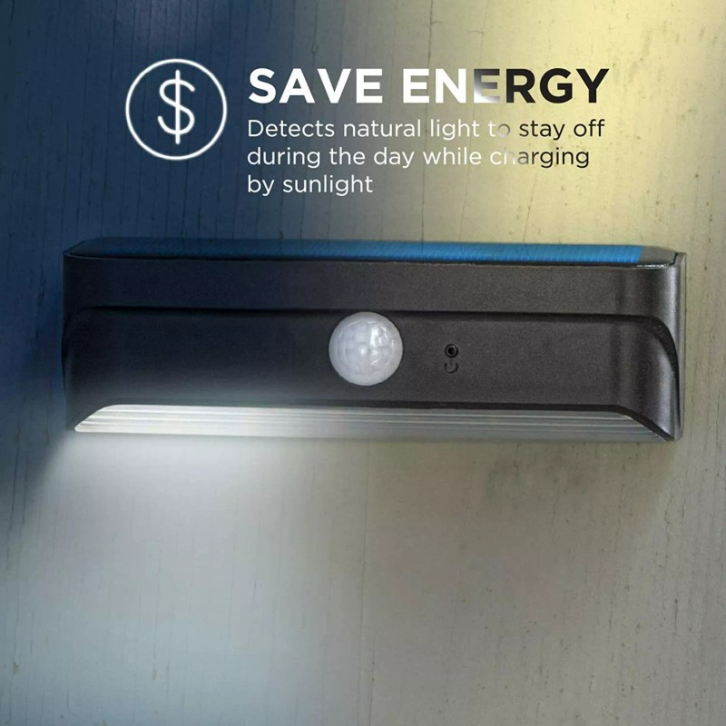 Home Zone Security Outdoor Solar LED Wall Lights - Motion