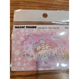 magic shark Little Twin Stars Credit Card Skin Small Chip Kawaii Unicorn