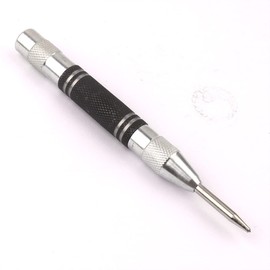 CBRIGHT Automatic Centre Punch 5 Inch Spring Loaded Centre Punch Hand Tools for Machinists,Carpenters Adjustable Tension Punch(2 Pack)