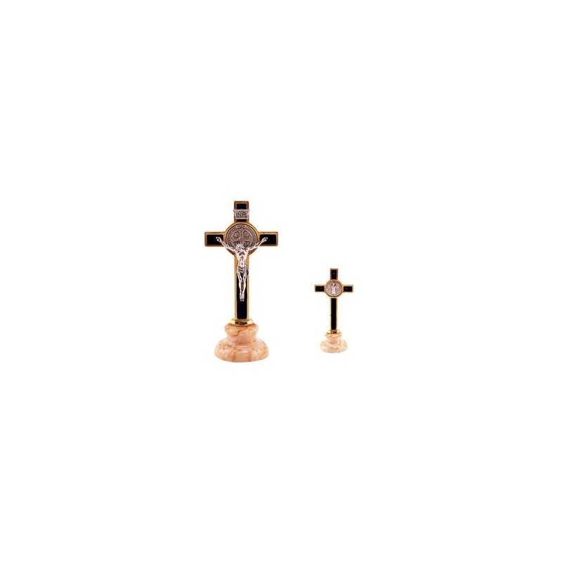 Savini - MAR St. Benedict Crucifix Base - Black Enamel