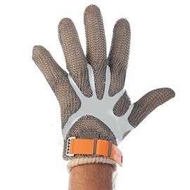 FRANZ MENSCH Hygostar Prick Protection Gloves without Cuff, Silver, 8/M, L: 24 cm, Cut Protection Gloves, Work Gloves