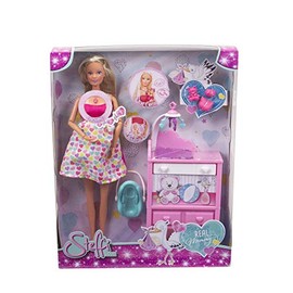 Simba - Steffi Love Real Mommy, 105733480009, 3 Years with Steffi Pregnant, Interactive Doll