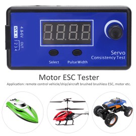 Quadcopters Multirotors ESC Tester Multi Functional RC Airplane ESC Tester Suitable for Remote App Controlled Vehicles