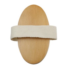 Ipetboom Wooden Frame Bath Brush Soft Bristle Shower Brush Body Massage Handle Strap for Family