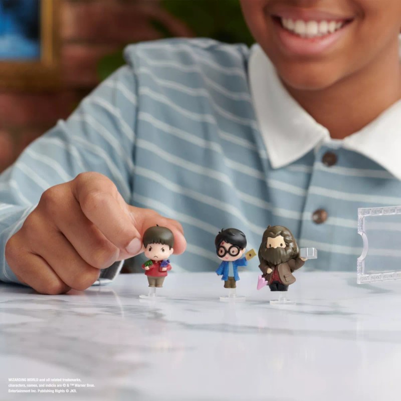 Wizarding World Micro Figuras Wizarding World De Harry, Hagrid Y