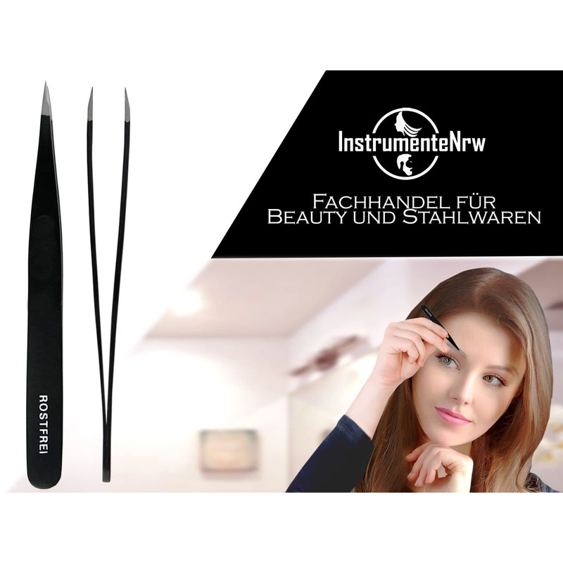 Powder Coated Tweezers 12 cm Stainless Steel