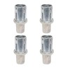 DuraSteel Adjustable Stainless Steel Bullet Feet for 1-5/8" O.D Tubing,