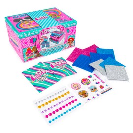Lol Surprise Jewellery Box Craft Kit For Girls - Decorate Your Own Jewellery Box With Gemstones And Stickers - Fun Party Activity And Gift For Girls - Store And Organise Jewellery