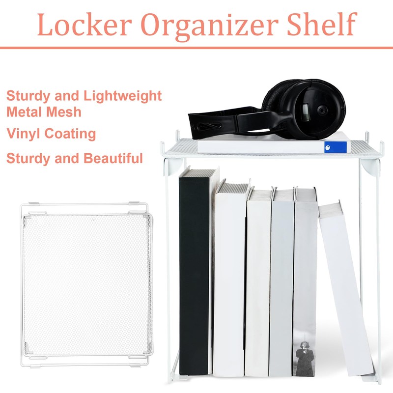 Colarr 17 Pcs Locker Organizer and Decorating Kit Back to