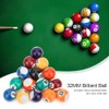 BuyWeek Billiard Balls Set, 16 Pieces 32 mm Billiard Ball